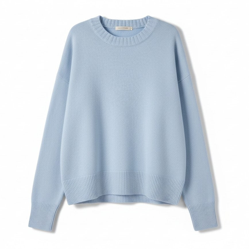 Women’s Cashmere Blend Sweater Soft Elegant Knit Top-Bon Voyage Vintage