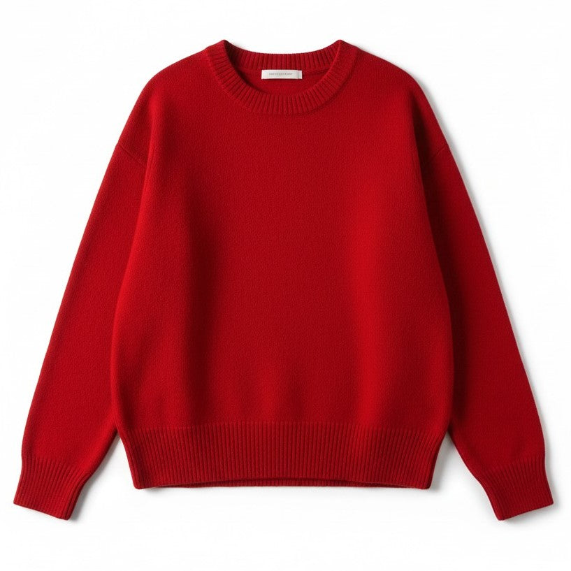 Women’s Cashmere Blend Sweater Soft Elegant Knit Top-Bon Voyage Vintage