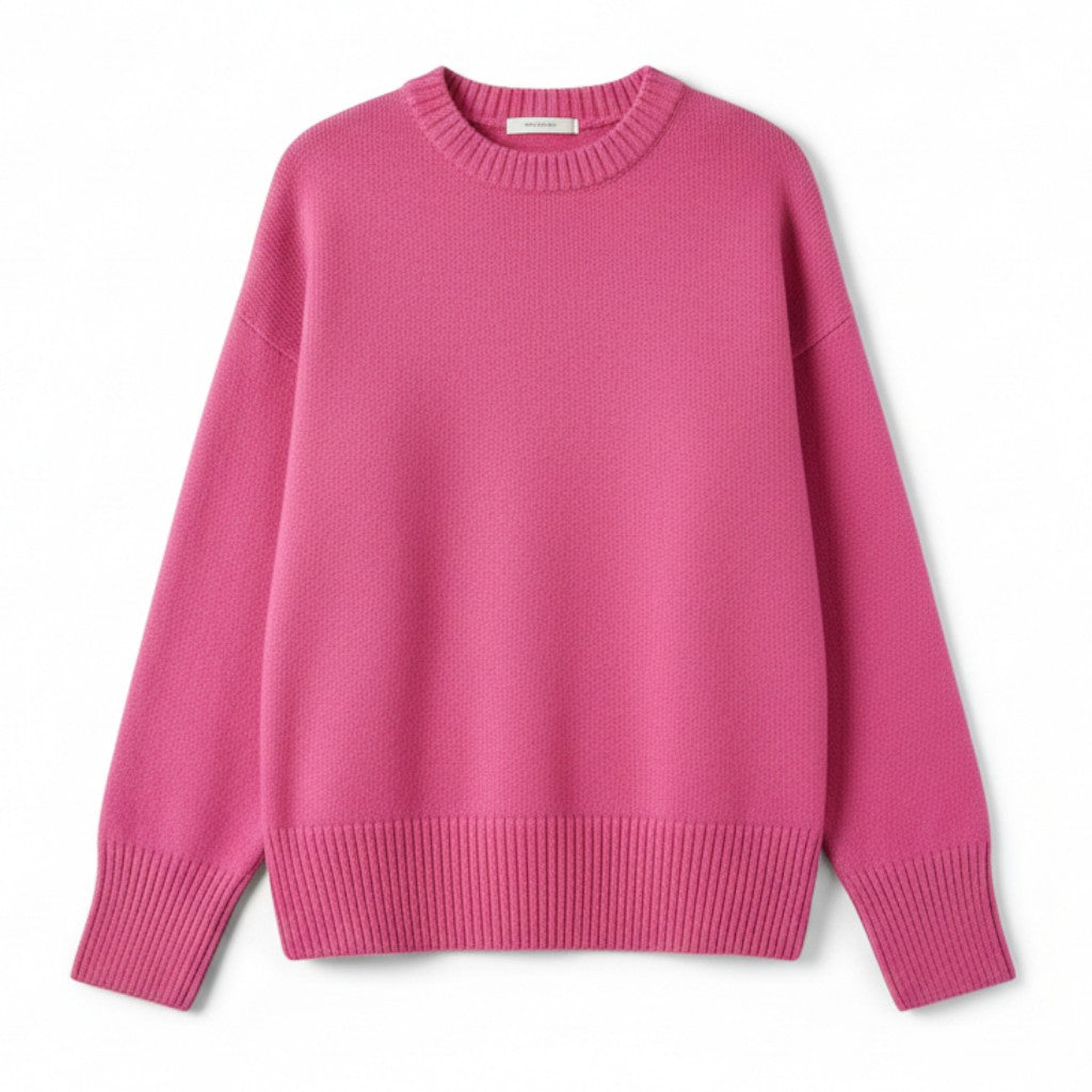 Women’s Cashmere Blend Sweater Soft Elegant Knit Top-Bon Voyage Vintage