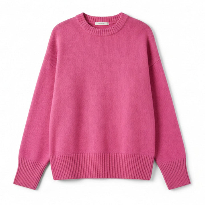 Women’s Cashmere Blend Sweater Soft Elegant Knit Top-Bon Voyage Vintage