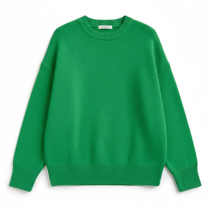 Women’s Cashmere Blend Sweater Soft Elegant Knit Top-Bon Voyage Vintage