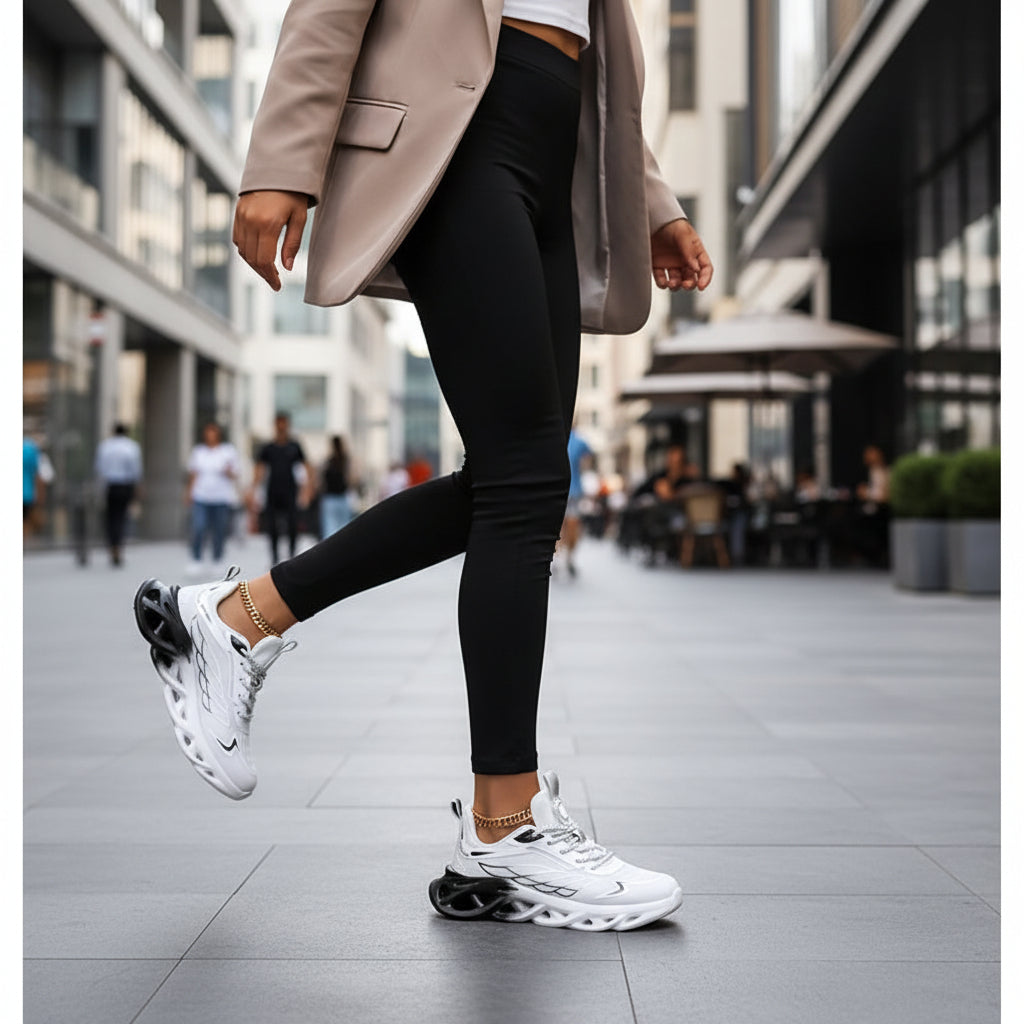 Women's Casual Lace-Up Lightweight Sneakers-Bon Voyage Vintage
