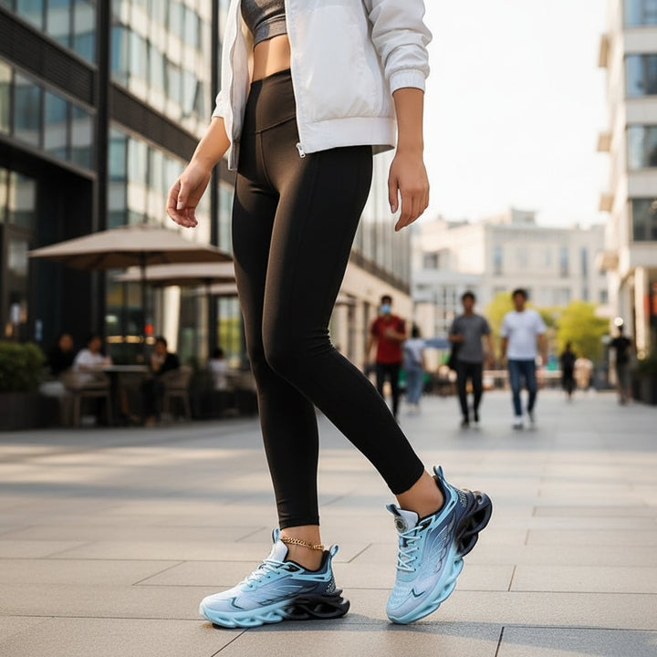 Women's Casual Lace-Up Lightweight Sneakers-Bon Voyage Vintage