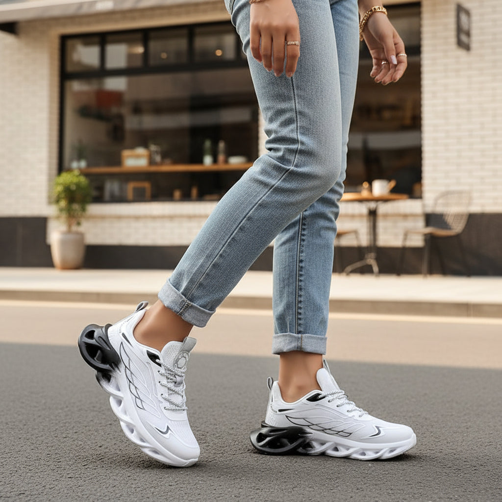 Women's Casual Lace-Up Lightweight Sneakers-Bon Voyage Vintage