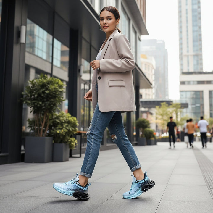 Women's Casual Lace-Up Lightweight Sneakers-Bon Voyage Vintage
