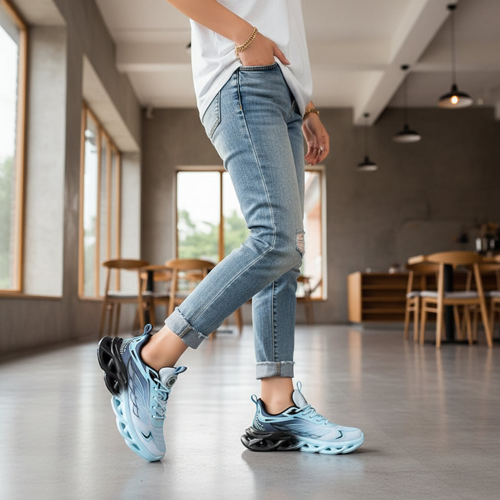 Women's Casual Lace-Up Lightweight Sneakers-Bon Voyage Vintage
