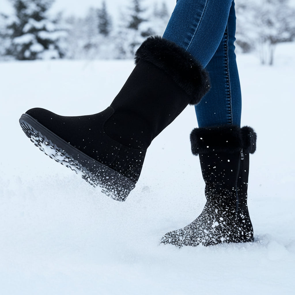 Women’s Casual Long Winter Boots for Snowfall-Bon Voyage Vintage