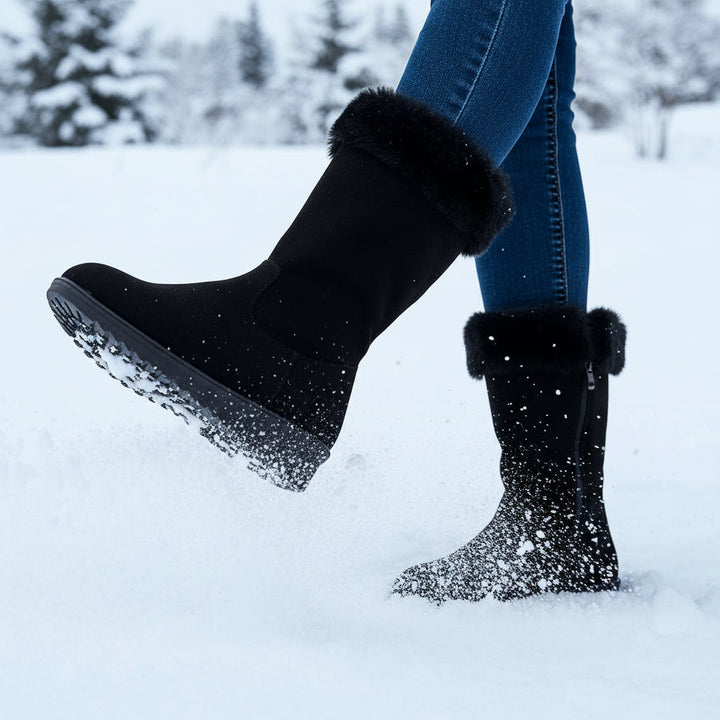 Women’s Casual Long Winter Boots for Snowfall-Bon Voyage Vintage