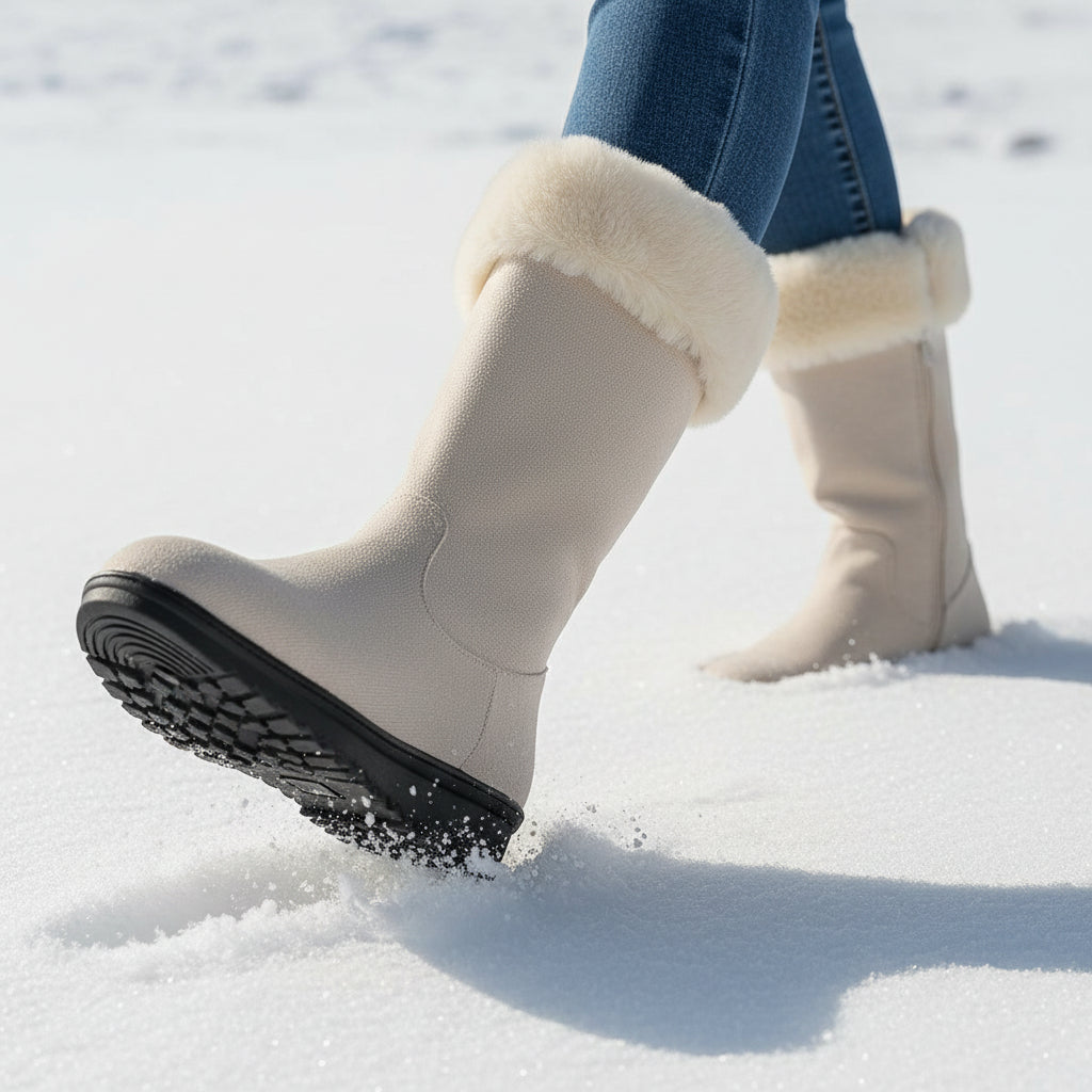 Women’s Casual Long Winter Boots for Snowfall-Bon Voyage Vintage