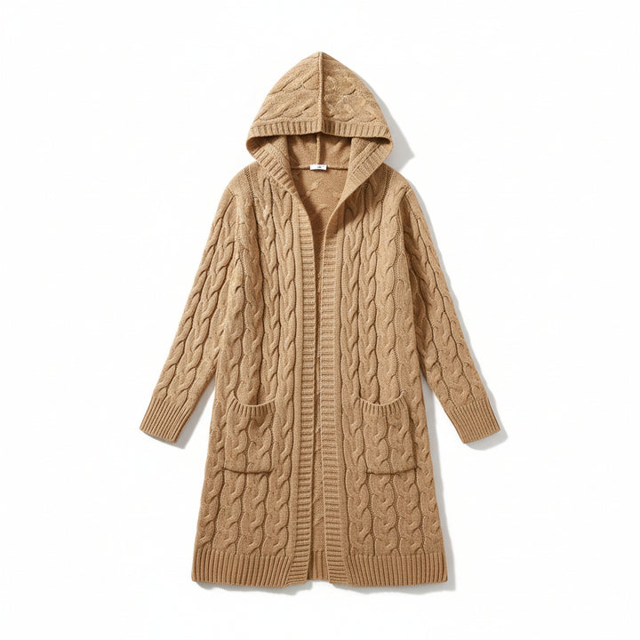 Women’s Casual Open Front Cardigan Sweater with Pockets-Bon Voyage Vintage