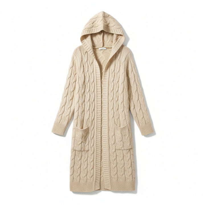 Women’s Casual Open Front Cardigan Sweater with Pockets-Bon Voyage Vintage