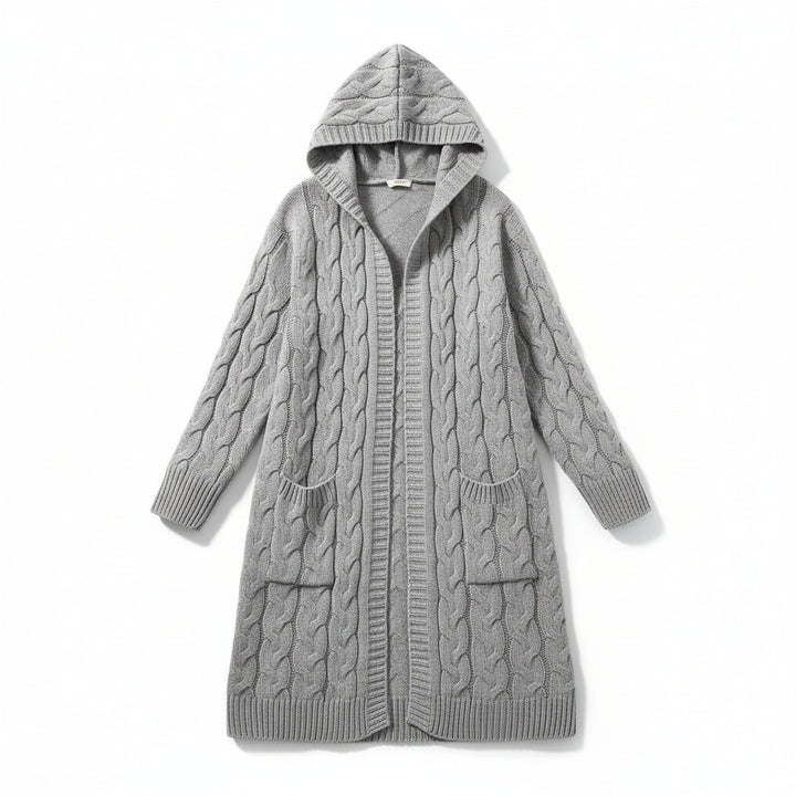 Women’s Casual Open Front Cardigan Sweater with Pockets-Bon Voyage Vintage