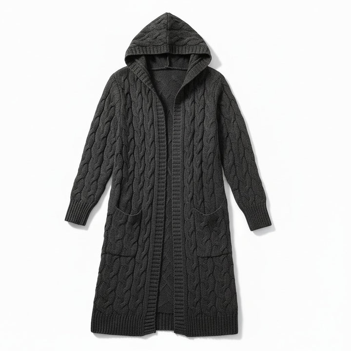 Women’s Casual Open Front Cardigan Sweater with Pockets-Bon Voyage Vintage