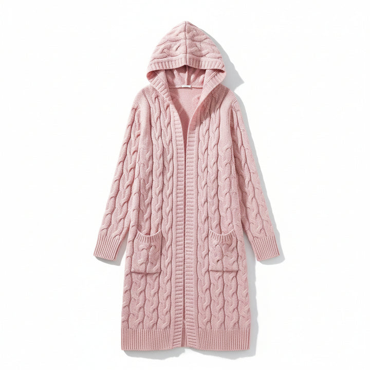 Women’s Casual Open Front Cardigan Sweater with Pockets-Bon Voyage Vintage