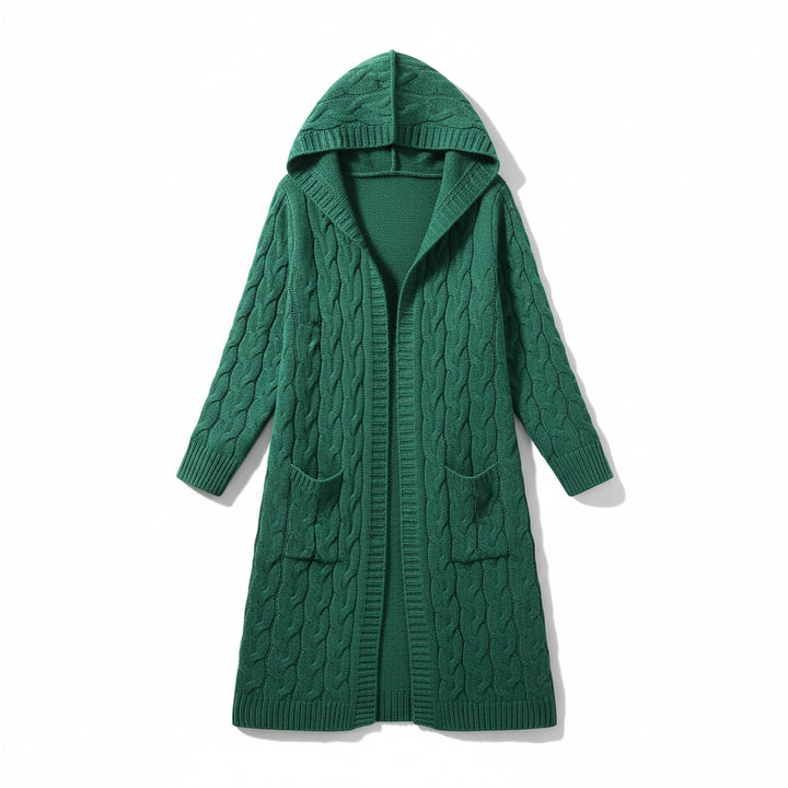 Women’s Casual Open Front Cardigan Sweater with Pockets-Bon Voyage Vintage