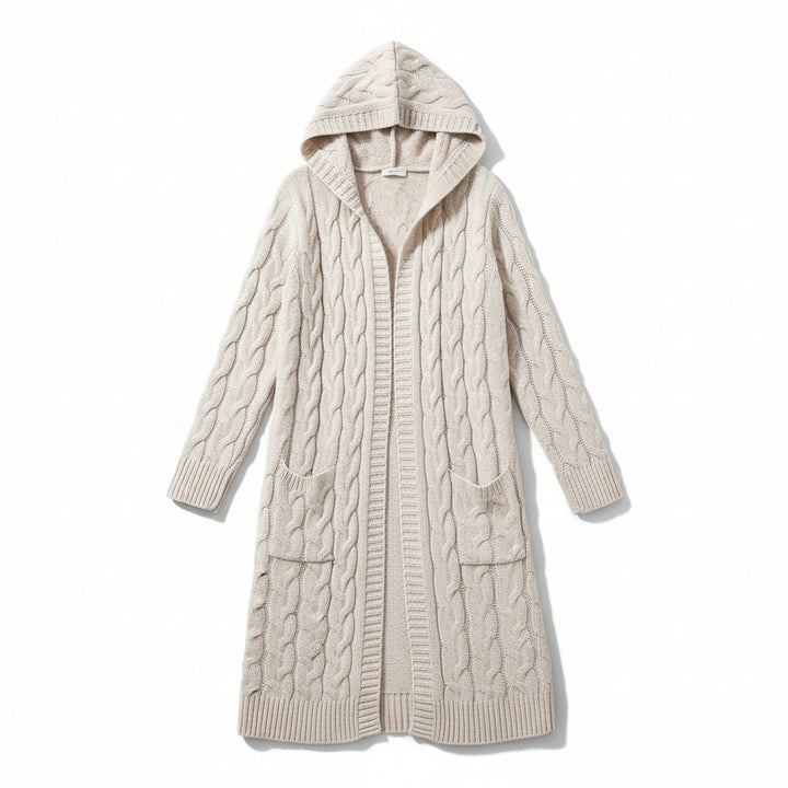 Women’s Casual Open Front Cardigan Sweater with Pockets-Bon Voyage Vintage