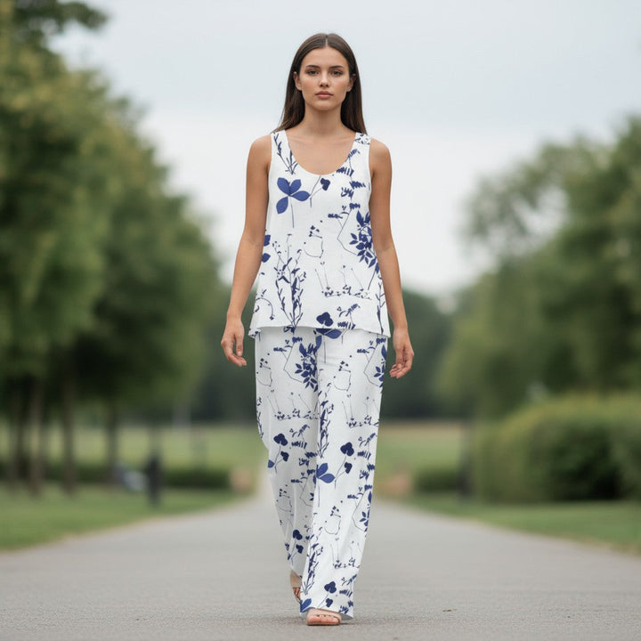 Women's Chic Office Casual Two-Piece Set-Bon Voyage Vintage