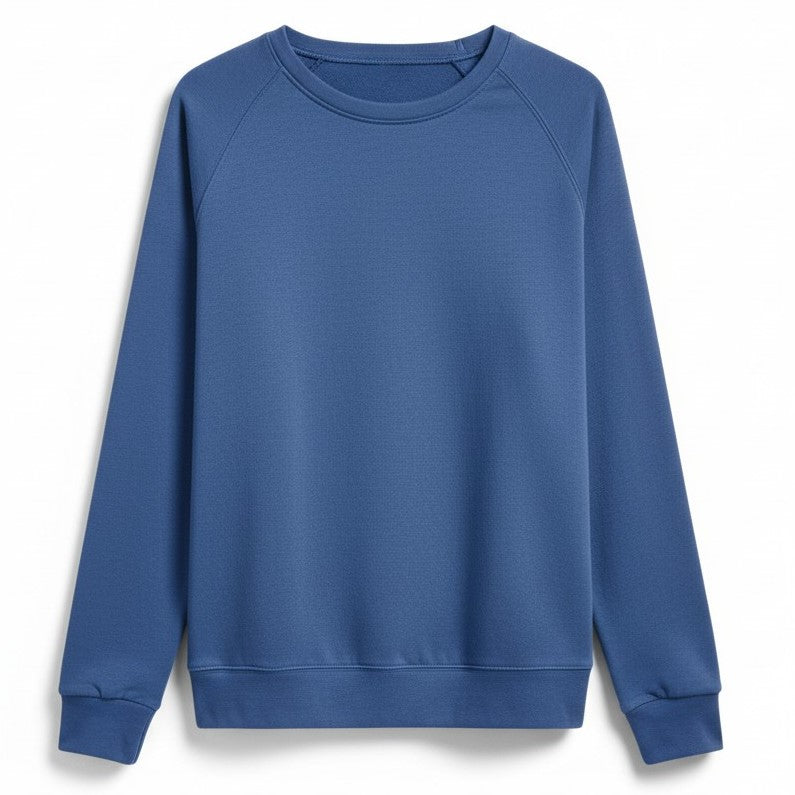 Women’s Cotton Sweatshirt Long Sleeve Casual Crewneck Pullover-Bon Voyage Vintage