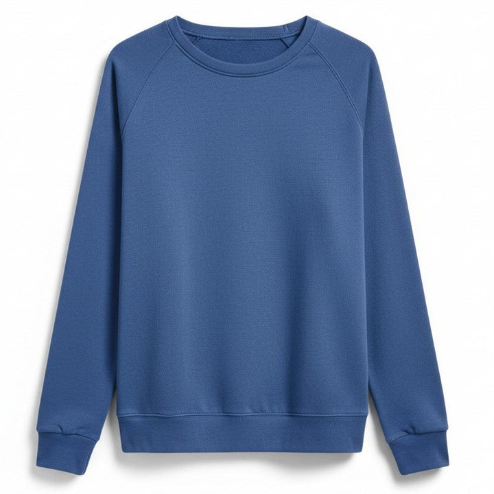 Women’s Cotton Sweatshirt Long Sleeve Casual Crewneck Pullover-Bon Voyage Vintage