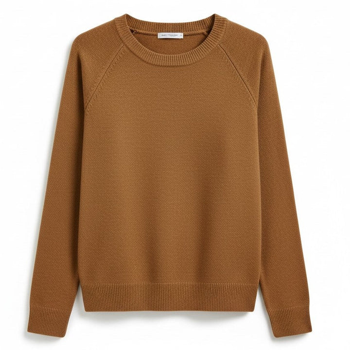 Women’s Cotton Sweatshirt Long Sleeve Casual Crewneck Pullover-Bon Voyage Vintage