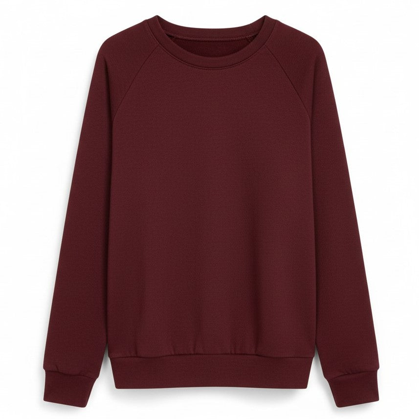Women’s Cotton Sweatshirt Long Sleeve Casual Crewneck Pullover-Bon Voyage Vintage