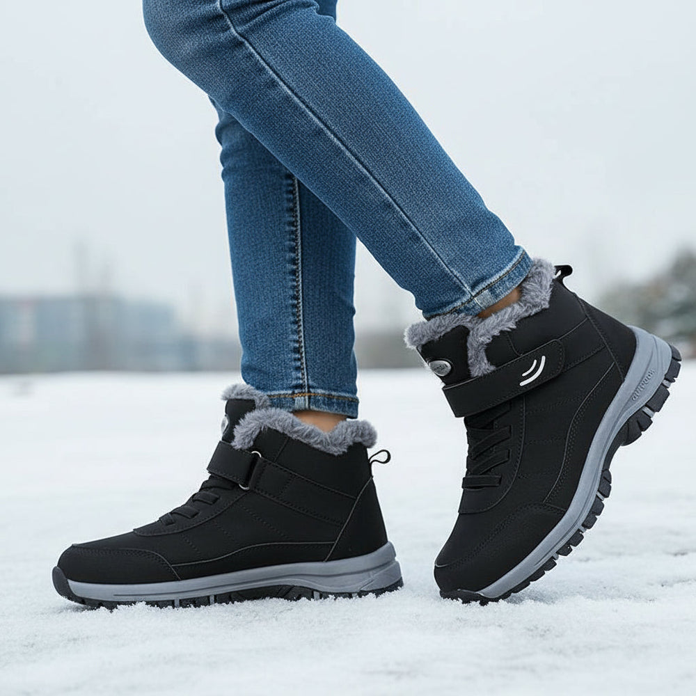 Women’s Cozy Faux Fur Lined Snow Boots-Bon Voyage Vintage