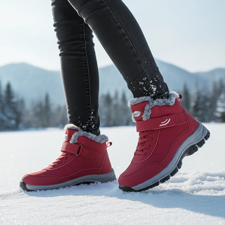 Women’s Cozy Faux Fur Lined Snow Boots-Bon Voyage Vintage