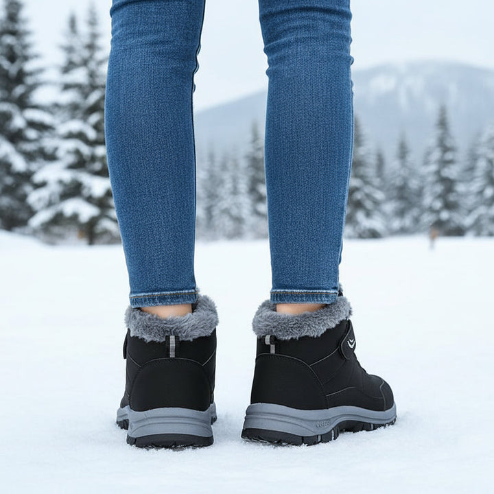 Women’s Cozy Faux Fur Lined Snow Boots-Bon Voyage Vintage