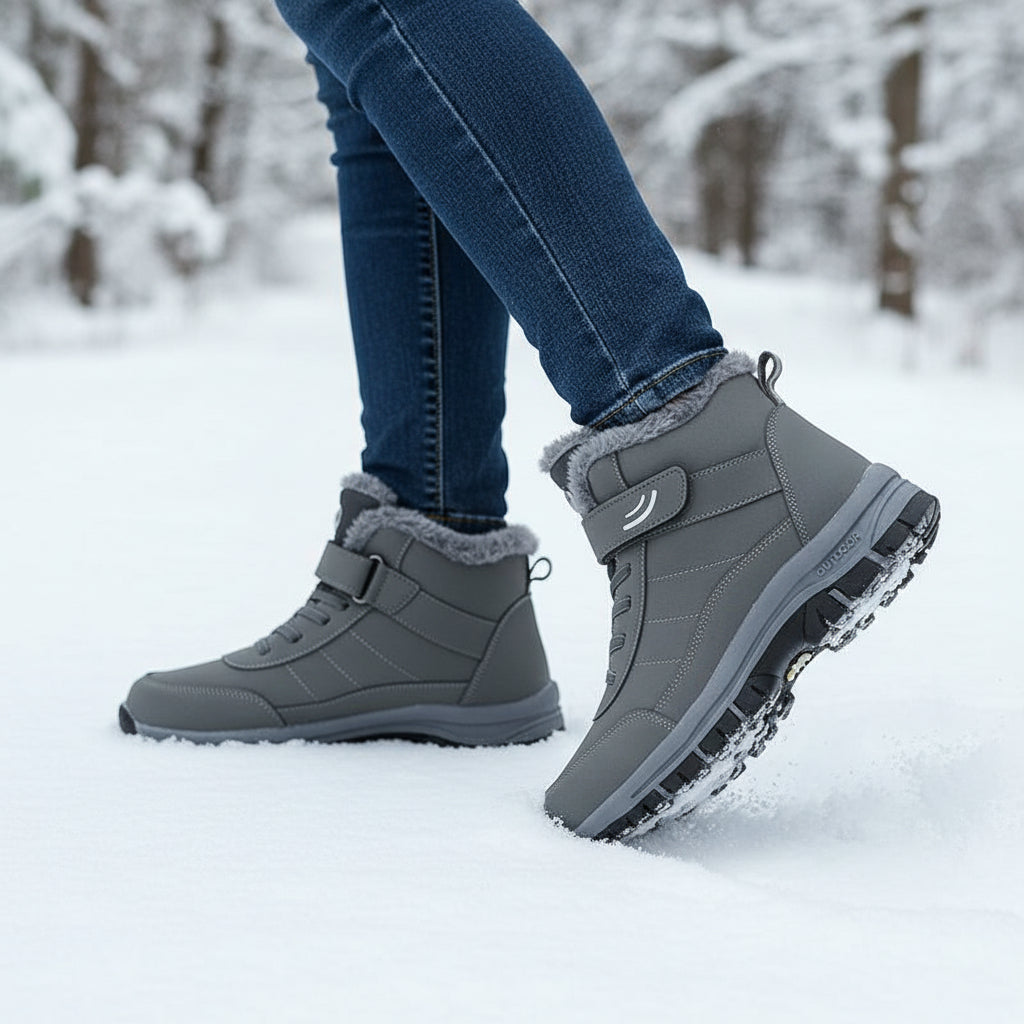 Women’s Cozy Faux Fur Lined Snow Boots-Bon Voyage Vintage