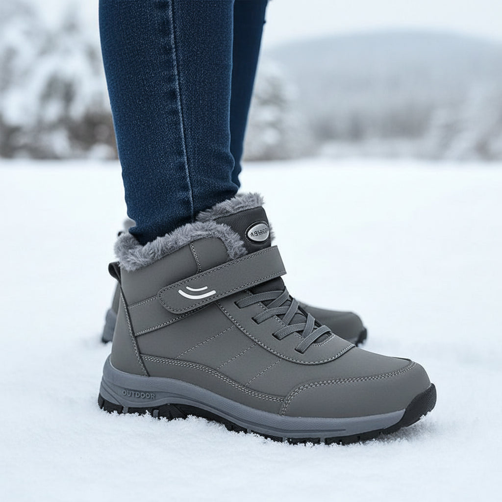 Women’s Cozy Faux Fur Lined Snow Boots-Bon Voyage Vintage