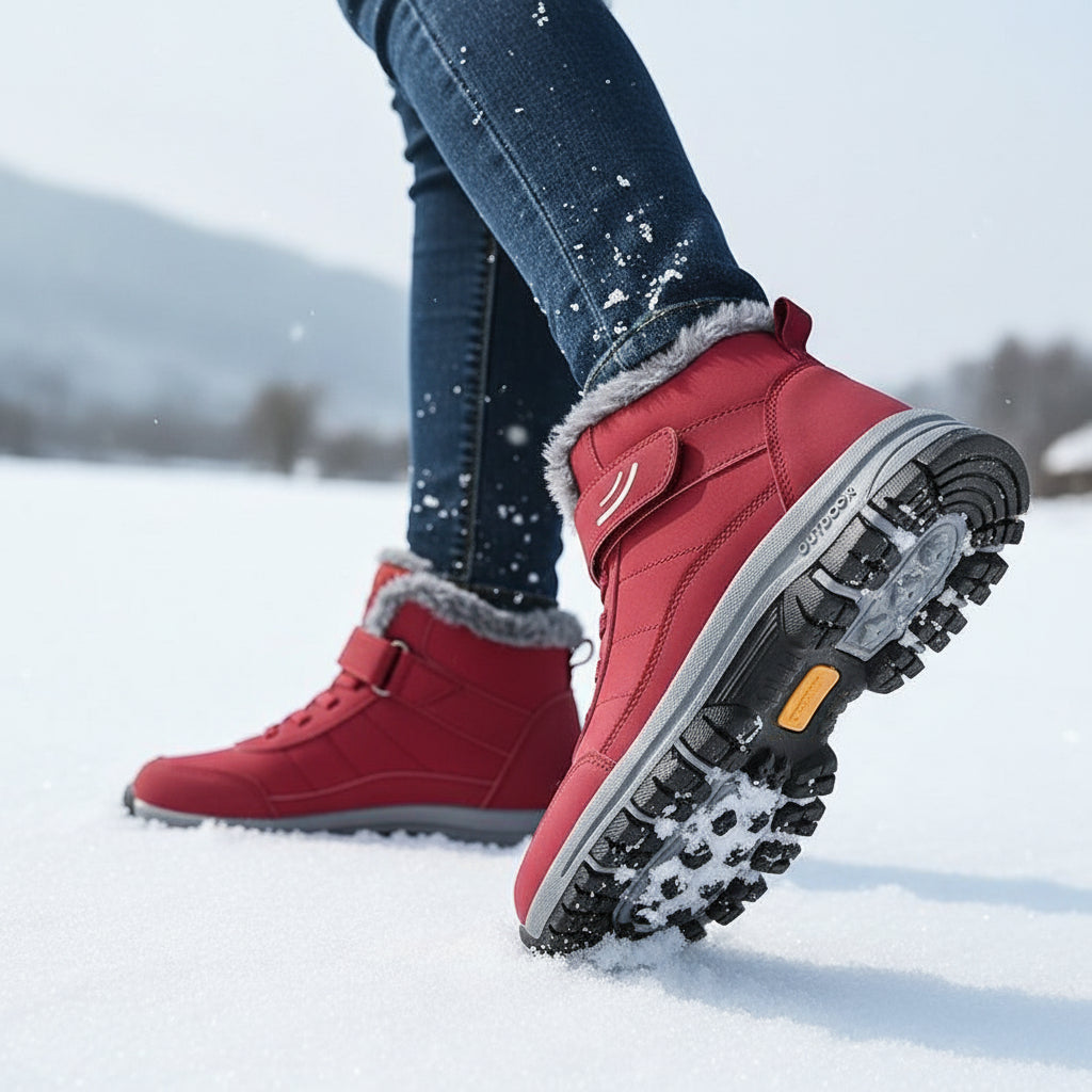 Women’s Cozy Faux Fur Lined Snow Boots-Bon Voyage Vintage