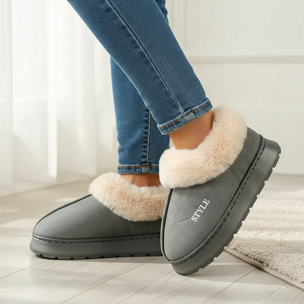 Women’s Cozy Plush Winter Boots-Bon Voyage Vintage