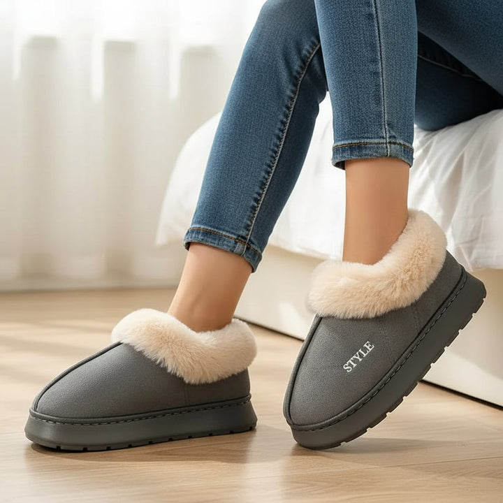 Women’s Cozy Plush Winter Boots-Bon Voyage Vintage