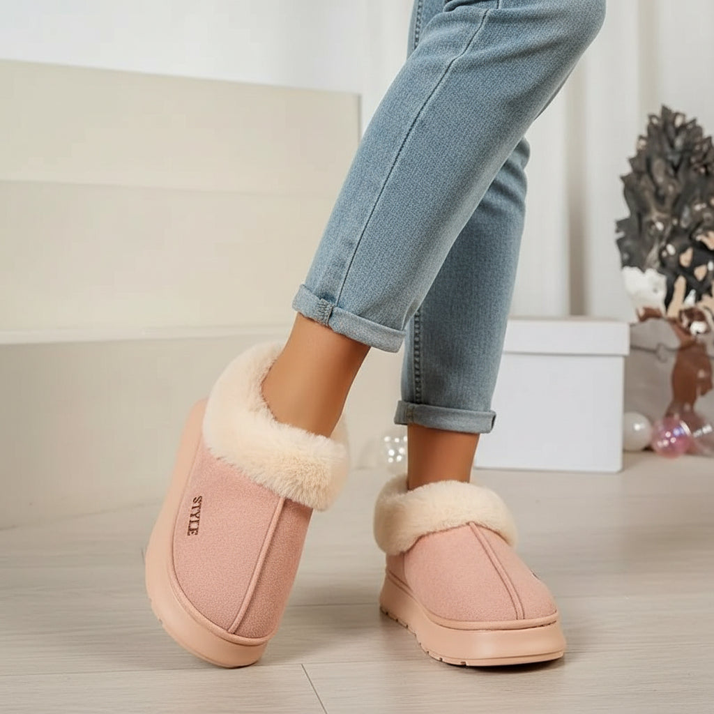 Women’s Cozy Plush Winter Boots-Bon Voyage Vintage