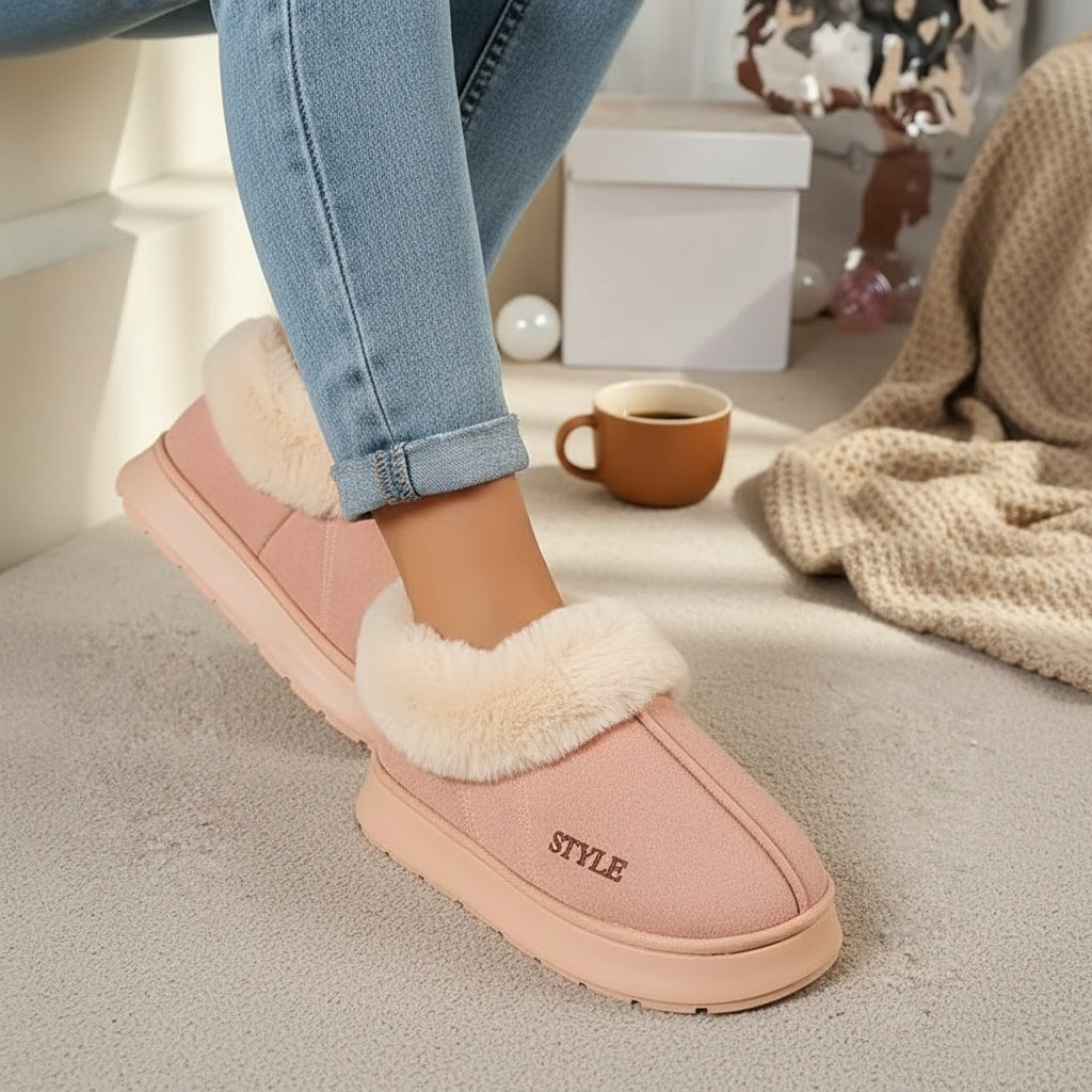Women’s Cozy Plush Winter Boots-Bon Voyage Vintage