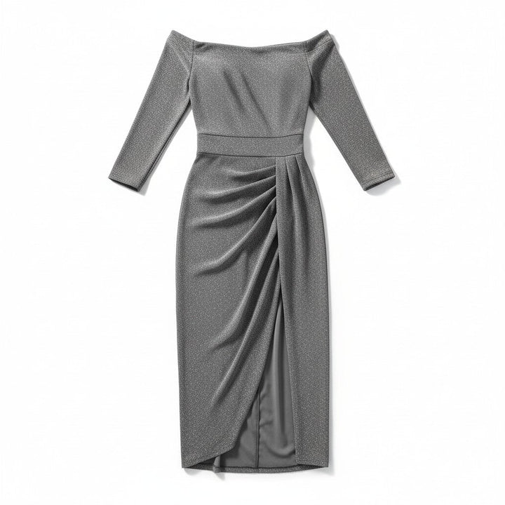 Women’s Elegant Autumn Party Dress-Bon Voyage Vintage