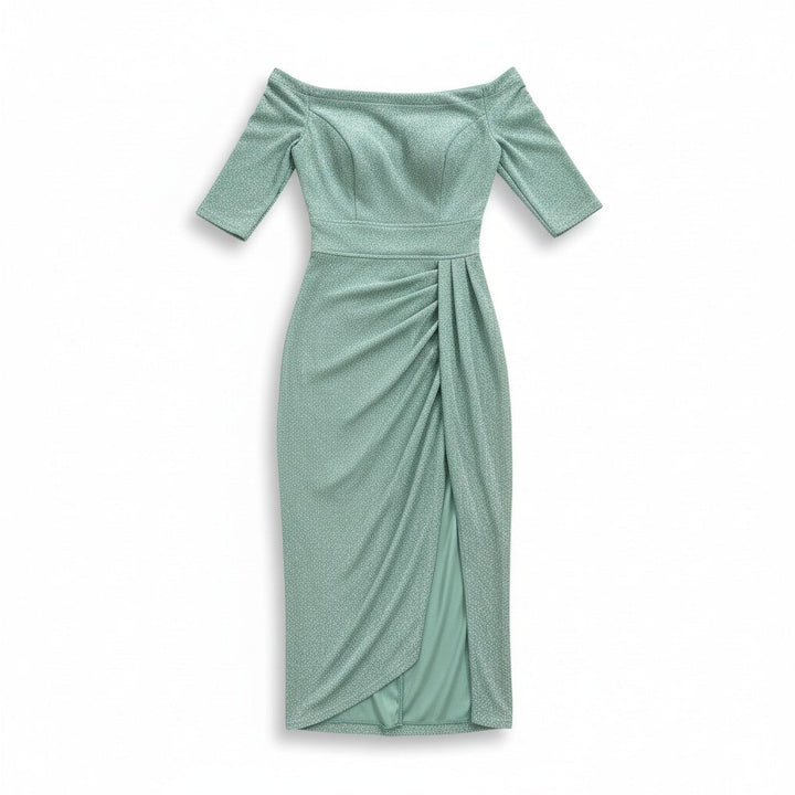Women’s Elegant Autumn Party Dress-Bon Voyage Vintage