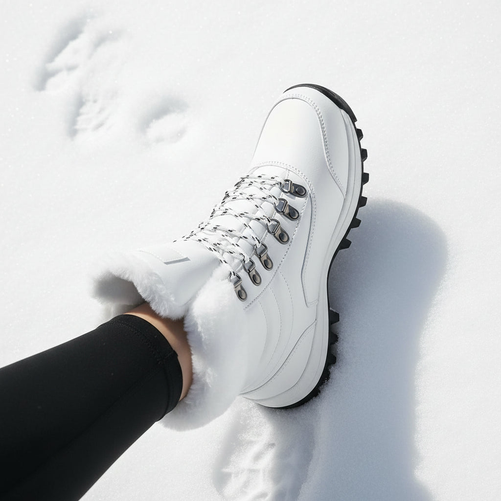 Women’s High-Top Winter Snow Boots-Bon Voyage Vintage