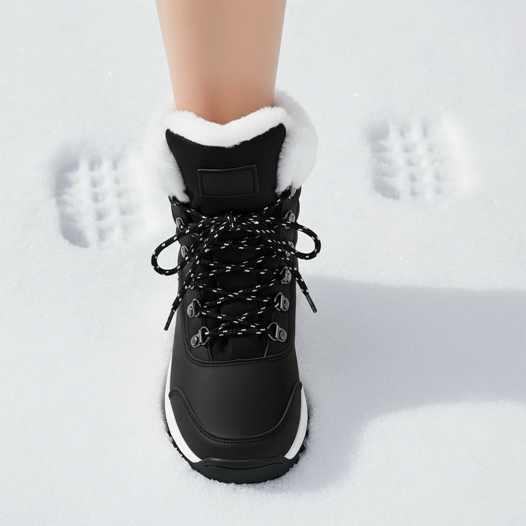 Women’s High-Top Winter Snow Boots-Bon Voyage Vintage