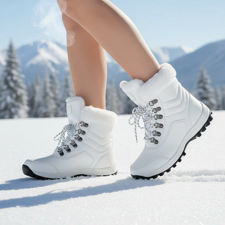 Women’s High-Top Winter Snow Boots-Bon Voyage Vintage