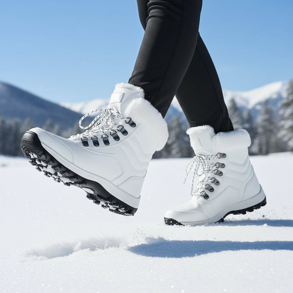 Women’s High-Top Winter Snow Boots-Bon Voyage Vintage