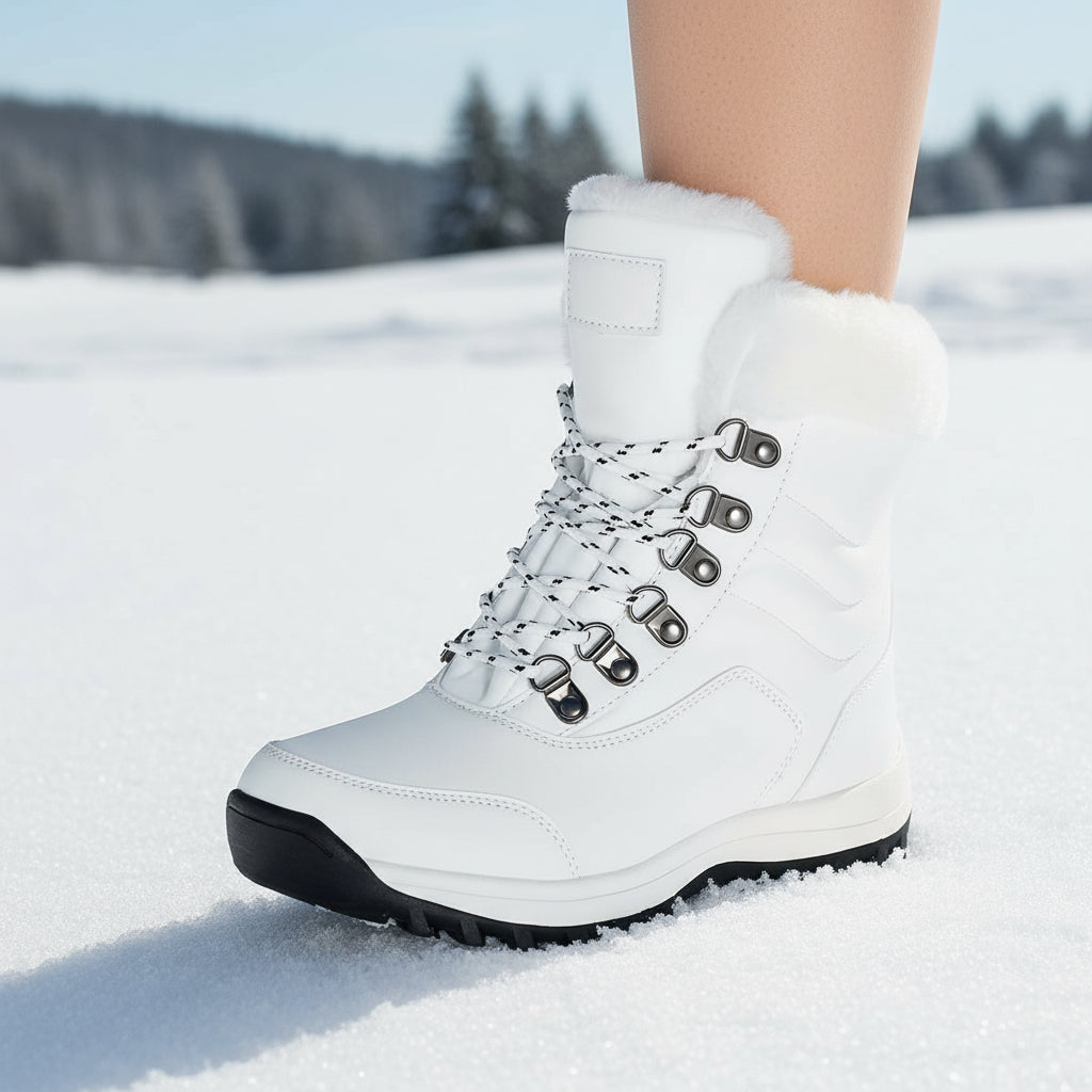 Women’s High-Top Winter Snow Boots-Bon Voyage Vintage