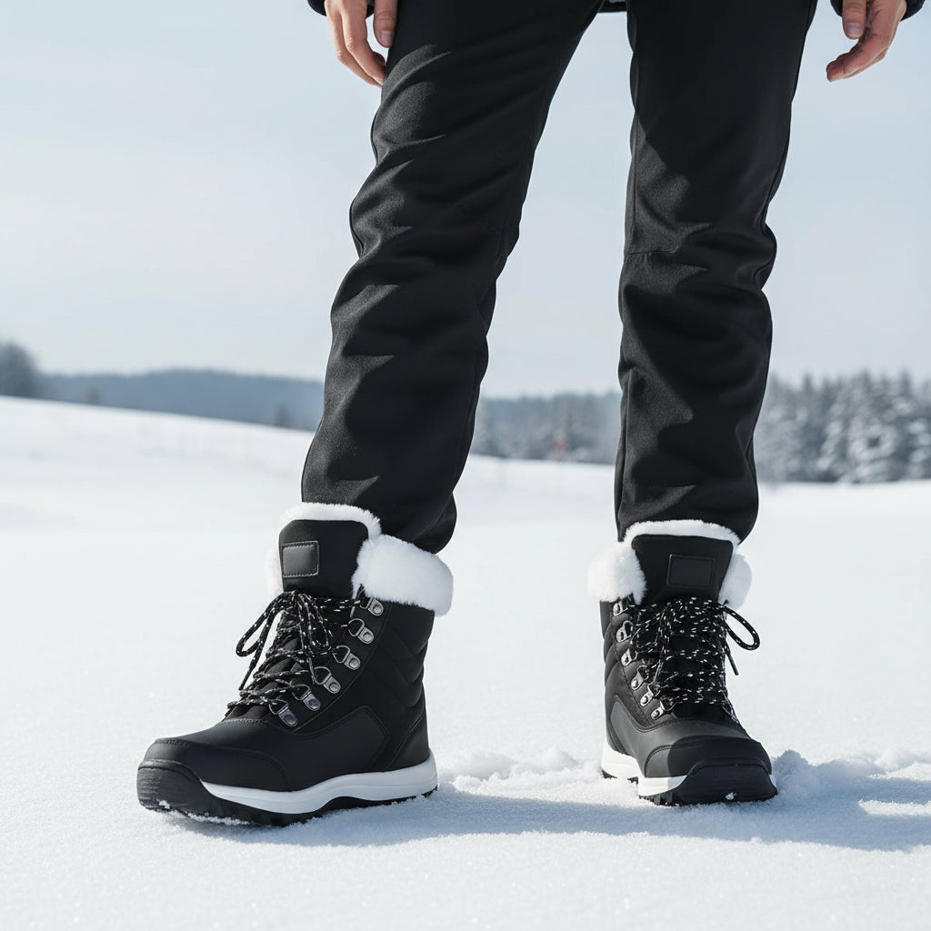 Women’s High-Top Winter Snow Boots-Bon Voyage Vintage