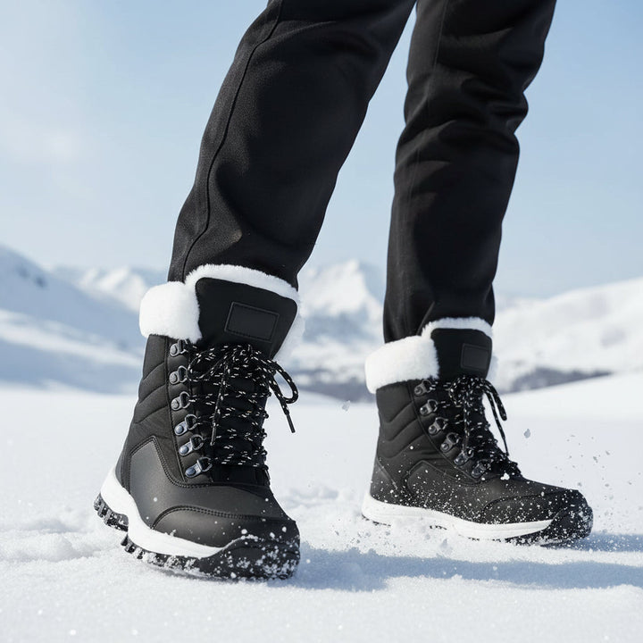 Women’s High-Top Winter Snow Boots-Bon Voyage Vintage