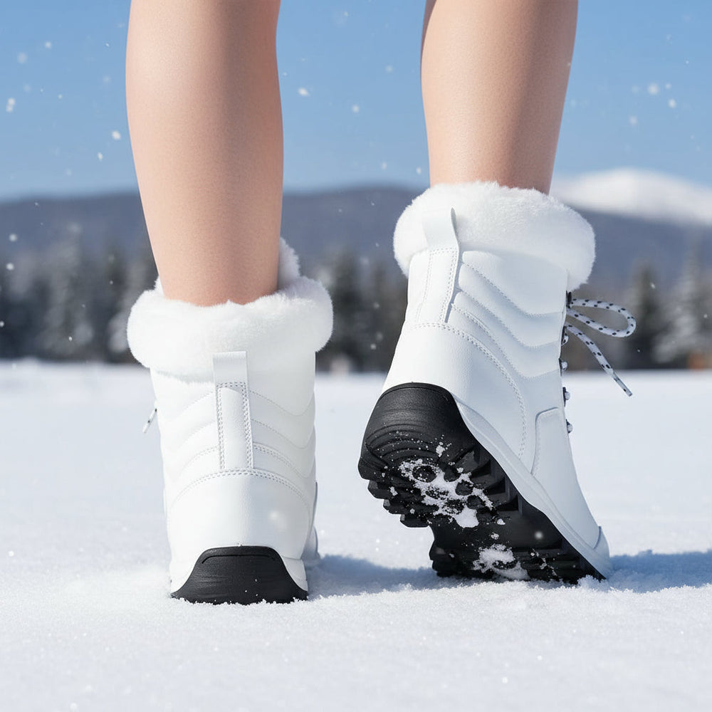Women’s High-Top Winter Snow Boots-Bon Voyage Vintage