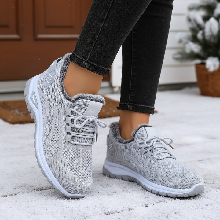 Women’s Lightweight Plush Fleece-Lined Winter Ankle Boots-Bon Voyage Vintage