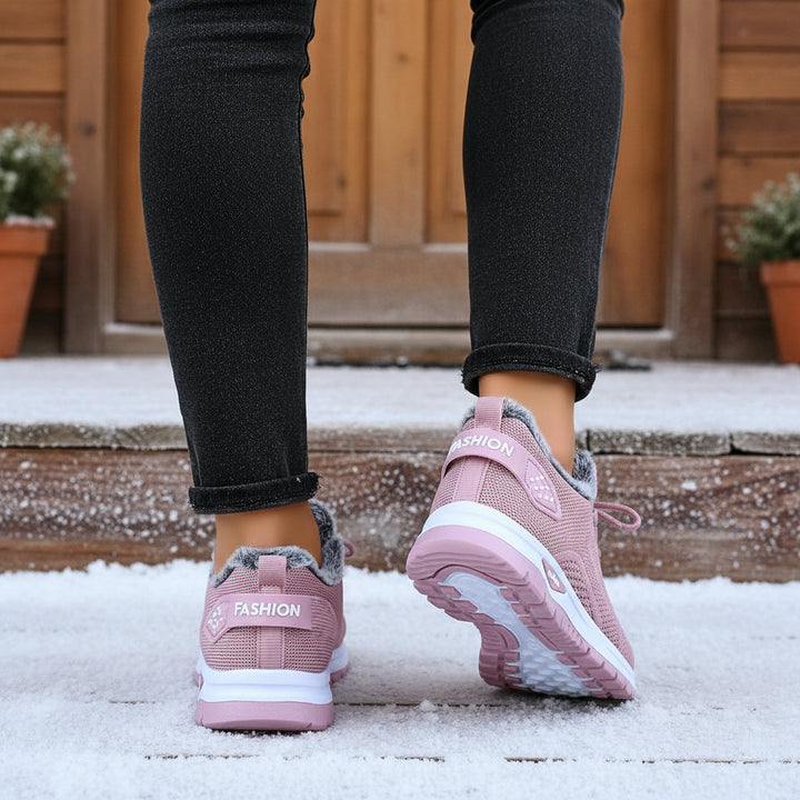 Women’s Lightweight Plush Fleece-Lined Winter Ankle Boots-Bon Voyage Vintage