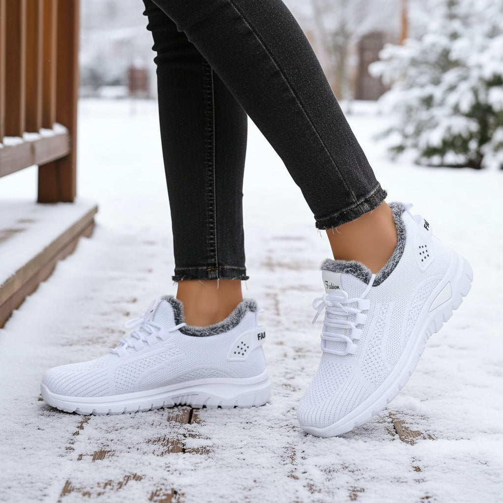 Women’s Lightweight Plush Fleece-Lined Winter Ankle Boots-Bon Voyage Vintage