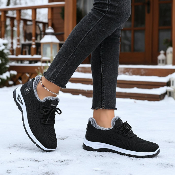 Women’s Lightweight Plush Fleece-Lined Winter Ankle Boots-Bon Voyage Vintage