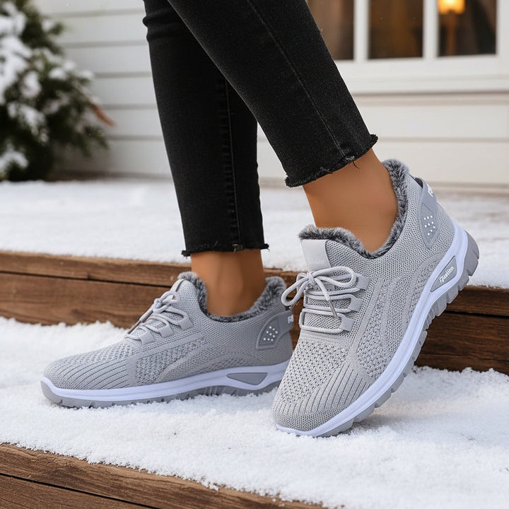Women’s Lightweight Plush Fleece-Lined Winter Ankle Boots-Bon Voyage Vintage
